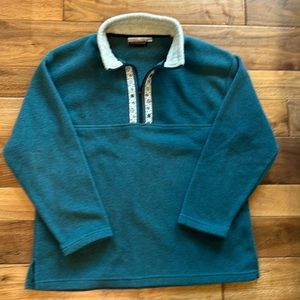 Vtg Performance Outfitters 1/4 zip ski fleece pullover